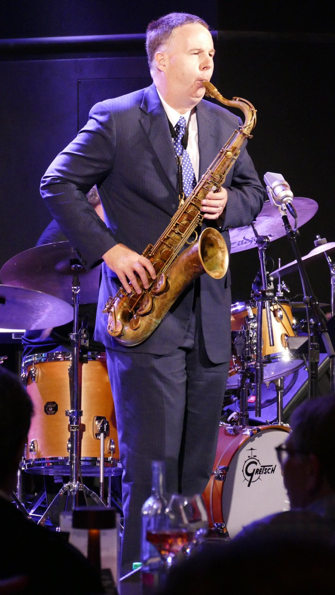Live on stage